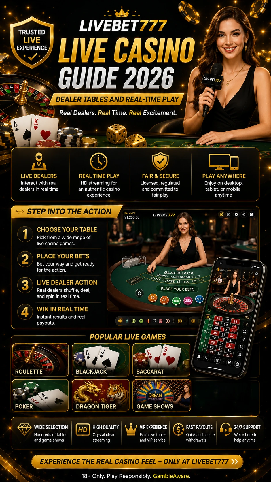LIVEBET777 live casino guide for Australian players