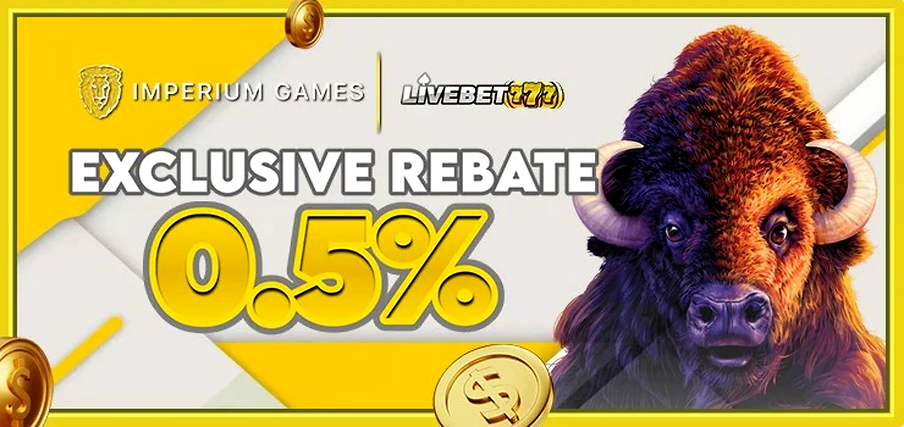 LIVEBET777 exclusive rebate 0.5 percent promotion